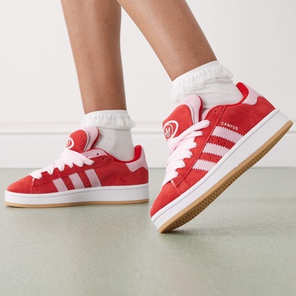 adidas Shoes - 💗♥️ ADIDAS CAMPUS 00S PINK RED DOUBLE TONGUE 💖♥️